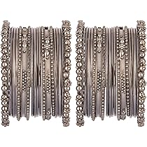 アクセサリー silver tone ethnic bangle Indian jewelry Efulgenz Boho Vintage Antique Ethnic Gypsy Tribal Indian Oxidized